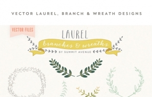 Vector Laurel, Branch & Wreath
